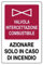 PIXLEMON Cartello Alluminio cm 30x20 VALVOLA INTERCETTAZIONE COMBUSTIBILE AZIONARE Solo in Caso di Incendio