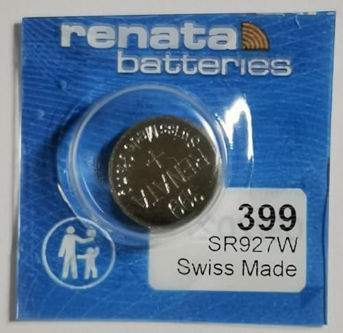 Renata / Swatch Group - Pila botón óxido de plata 399 RENATA 1.55V 55mAh - Blister(s) x 1