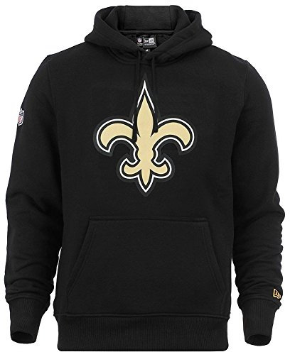 New Era Herren NFL Green Bay Packers Logo Kapuzenpullover, schwarz / weiß, L