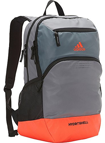 adidas Rumble Rucksack, Herren, 200157, Grau/Solar Rot/Schwarz/Neo Weiß, Einheitsgröße