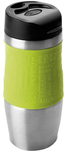 Ibili Luxe Vaso hermético, Acero Inoxidable, Verde, 1 Unidad (Paquete de 1)