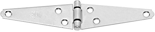 National Hardware N127-969 282 Heavy Strap Hinges in Zinc, 4