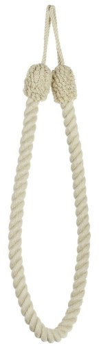 Sunlover Java Cotton Rope Curtain Tie Back, Natural