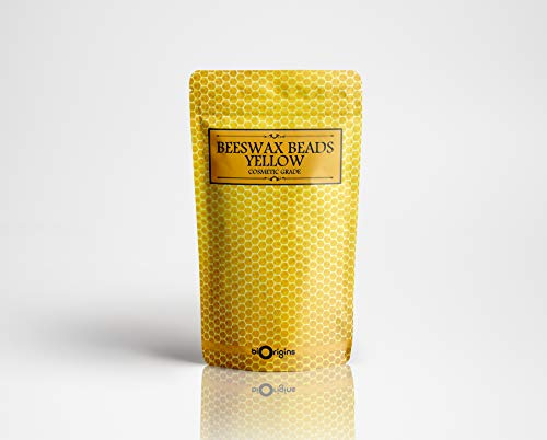 Mystic Moments Beeswax Beads Yellow Cosmetic Grade 100g | GMO Free