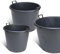 Hortiplast - Pot plastique noir avec poignées Diamètre Ø 50 cm