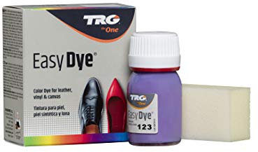 TRG The One Easy Dye, Teinture pour chaussures pour hommes, Violet (123 Purple), 25 ml