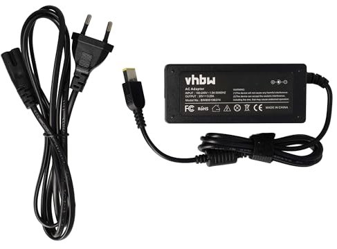 vhbw 1x Netzteil kompatibel mit Lenovo IdeaPad 500S, B5400, Flex 14, Flex 15D, 300S, Flex 15, Flex 14D, Flex 10 Notebook, 65 W