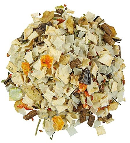 Schecker Veggi Kartoffel Gemüse Mix 1 kg mit Bananen und Petersilie Getreidefreies, glutenfreies Müsli auf Basis von Obst und Gemüse