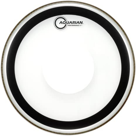 Aquarian PFPD14 Performance II Series - 14 inch - Powerdot Drumhead - Clear - W/Glue
