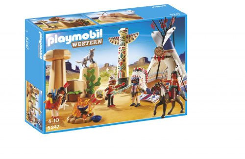 PLAYMOBIL 5247 Indianercamp mit Totempfahl