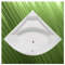 Eckbadewanne ROSANA 140x140x49cm, weiß, mit Styroporträger, Ablaufgarnitur und Sifon