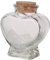 Mini Herz Glasfläschchen Flasche mit Korken Mini Glasflasche Geschenke