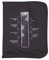 VB VIN BOUQUET Kühlmanschette, Stoff, Schwarz/Silber, 24.46 cm