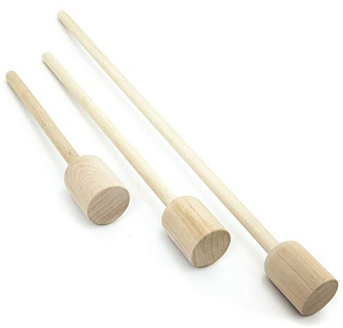 Holzfee Krautstampfer Holzstampfer Stampfer (60 cm)