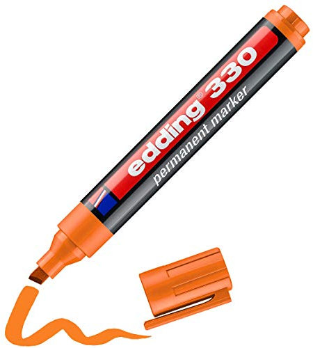 Edding e- 330 marcatore permanente punta a scalpello 1 A 5 mm arancione