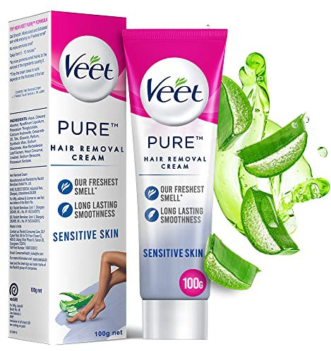 Veet Hair Removal Cream, Sensitive Skin - 100 g by Veet