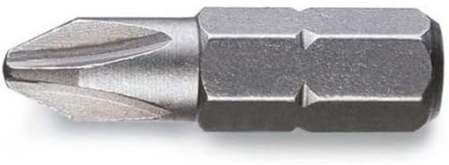 Beta 8610205 Model 861 PH1 Bit for Cross Head Phillips Screw, 1/4 Hex, Ph1 x 25 mm Size