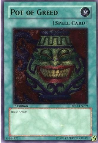 Yu-Gi-Oh! - Pot of Greed (DPKB-EN029) - Duelist Pack: Kaiba - 1st Edition - Ultimate Rare
