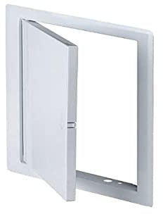 AWENTA Puerta de inspección de Chapa de Acero, Blanco, 250 x 500