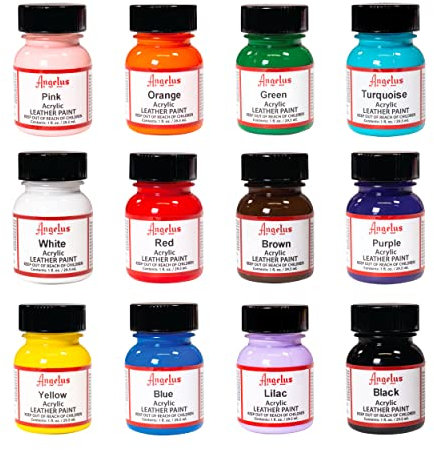 Angelus Cuir Peinture Acrylique Starter Kit par