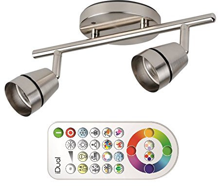 jedi lighting Leuchtmittel, Metall, 12.5 W, Brushed Nickel, 1 Stück (1er Pack)