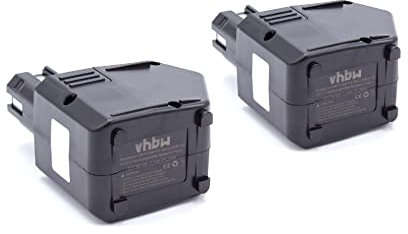 vhbw 2X Akku kompatibel mit Hilti SB12, SF120-A Elektrowerkzeug (2100 mAh, NiMH, 12 V)