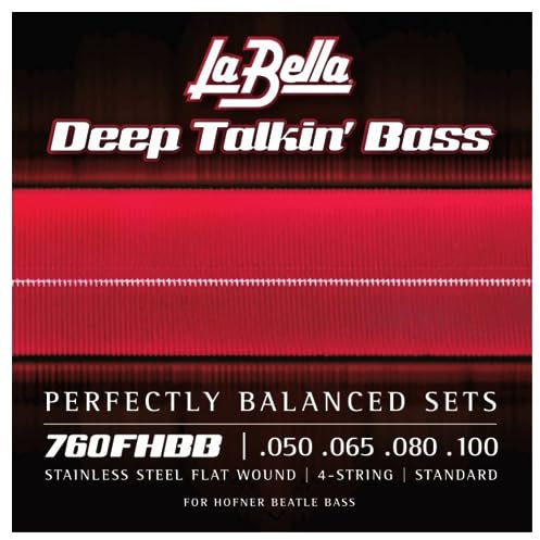 La Bella 760FHBB Flat Wound Bass Strings Set 50/100