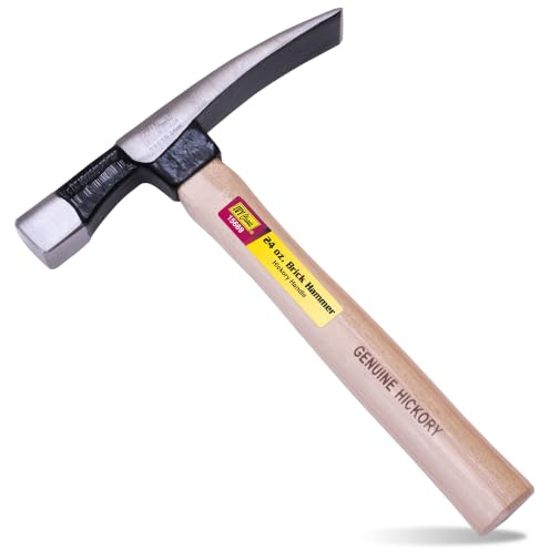 IVY Classic 15669 24 oz. Brick Hammer with Hickory Wood Handle