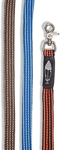 BeGentle Zügel Hellblau – Gewebt & Soft-Material – Zweifarbige Optik – 240cm – Flach & weich verarbeitet – Mit Schnapphaken – passend zum Knotenhalfter