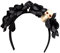 Boland 97007 - Haarreif Dia de los Muertos, Totenkopf Tiara mit Blüten, Tag der Toten, Mexikanischer Feiertag, Zubehör für Faschingskostüme, Halloween Kostüm, Karneval, Mottoparty
