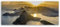 ge Bildet Bild auf Leinwand | Sonnenuntergang in Rio de Janeiro Bild - Brasilien in 120x50 cm als Panorama Wandbild XXL | Wand-deko Dekoration Wohnung modern Bilder | 1276