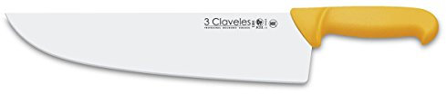 3Claveles 1305 - Cuchillo carnicero ancho, 32 cm, 13 pulgadas