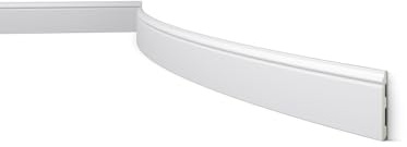 FL1 FLEX WALLSTYL Sockelleiste - 80 x 13 x 2000 mm - NOËL & MARQUET - eine Marke von NMC - Polyurethan