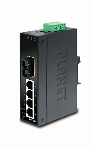 Planet IP30 Slim Type 4-Port Ethernet Switch +1-Port 100Base-FX(SC)