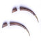 81stgeneration Bois pointe en laiton d'or paire de faux élargisseur de civière boucles d'oreilles tribales