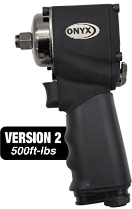 Astro Pneumatic Tool 1822 Onyx 1/2 Nano Impact Wrench v2-500ft/lb