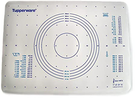 TUPPERWARE Backen Teigunterlage blau auch für Knete Fix&Fertig Backunterlage 7421