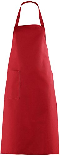 LEIBER Latz-Schürze - 100cm lang - rot