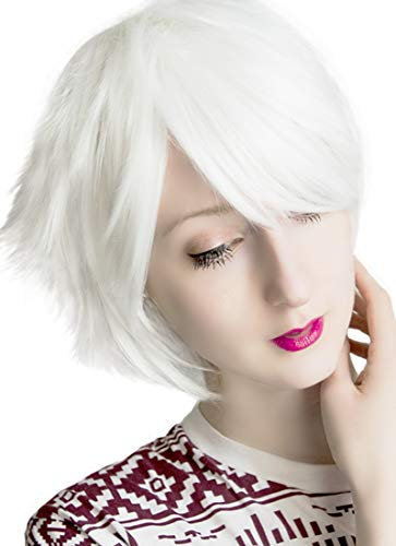 Prettyland Death Note NEAR Fasching Weiß kurz-haar Cosplay Perücke Wig C185