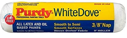 Purdy White Dove 9 Roller Sleeve Short Pile (3/8 Nap)