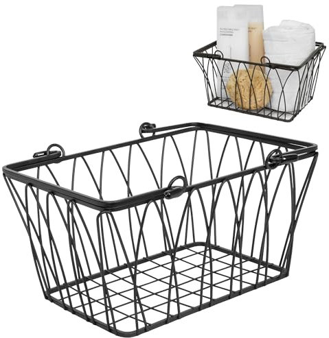 Spectrum 90810 Small Twist Basket, Black