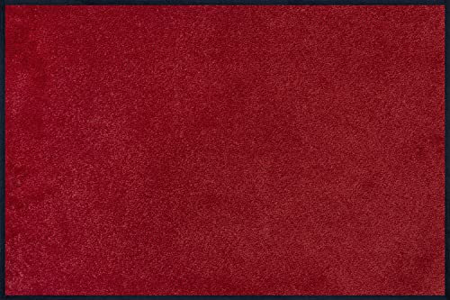Wash+Dry Fußmatte, Regal red 60x90 cm, innen und außen, waschbar, rot