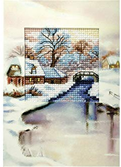 Orchidea Brookside Scene Card Cross Stitch Kit