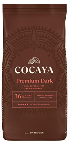 Trinkschokolade PREMIUM DARK mit 36% Kakao von Cocaya, 10x1000g