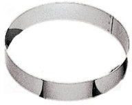 Gobel 865140 Cercle à Entremet Emporte-Pièce Inox Hauteur 3,5 cm Ø 20 cm, Argenté