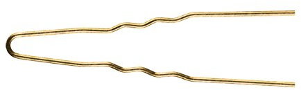 Comair 3150076 Haarnadeln dick, 50 stück Beutel, 65 x 1.10 mm, gold