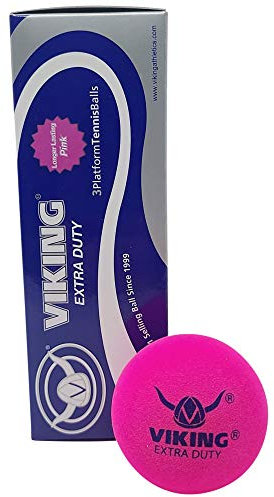 Viking Extra Duty Platform Tennis Balls - Pink by Viking