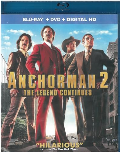 Anchorman 2: The Legend Continues (Blu-ray + DVD + Digital HD)