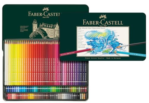 Faber-Castell Albrecht Dürer bunten Wachsmalstifte Bleistift (120 Stück 120pièce (S) (S), Multi, Holz, bunt, Sechskant)