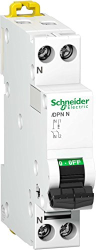 Schneider A9N21553 Leitungsschutzschalter Idpn, 1P+N, 2A, C-Charakteristik